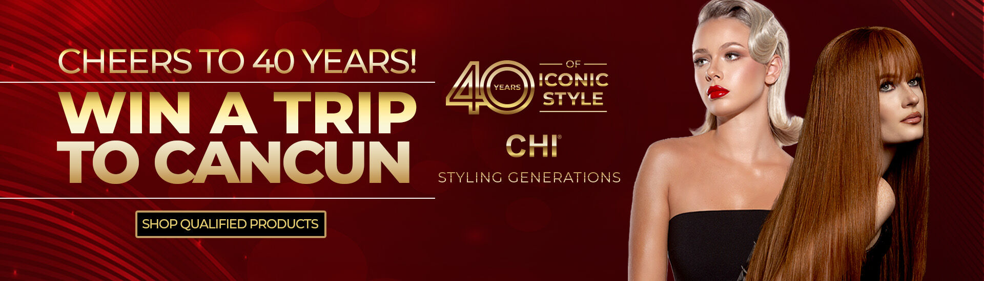 Win a trip to Cancun! Enter the raffle by purchasing a CHI Lava tool.